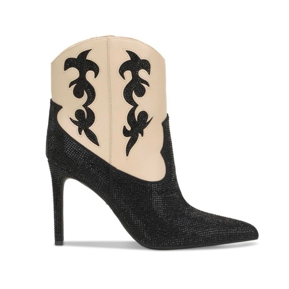 INC Women’s Boots Embellished Cowboy, Western Boots Size 6 - Picture 5 of 11